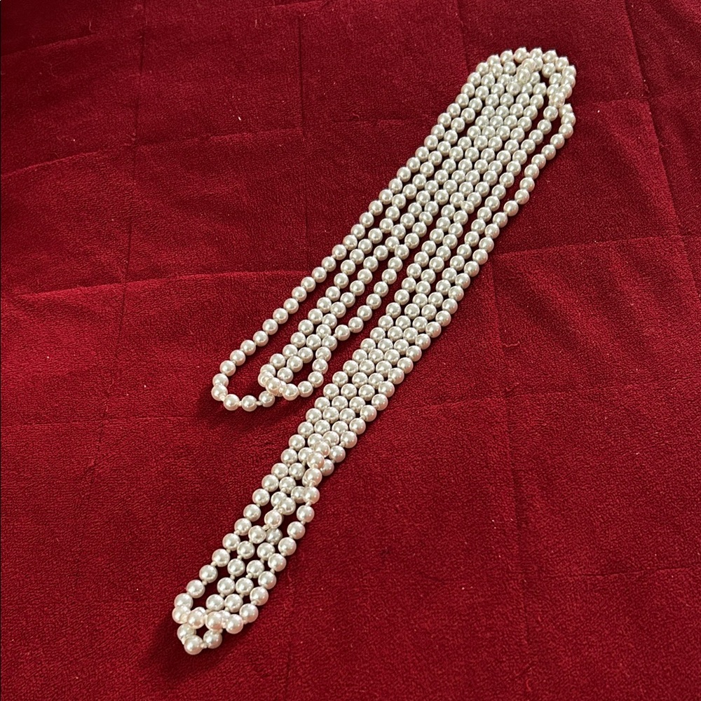 2 Strands Elegant Pearl Necklaces